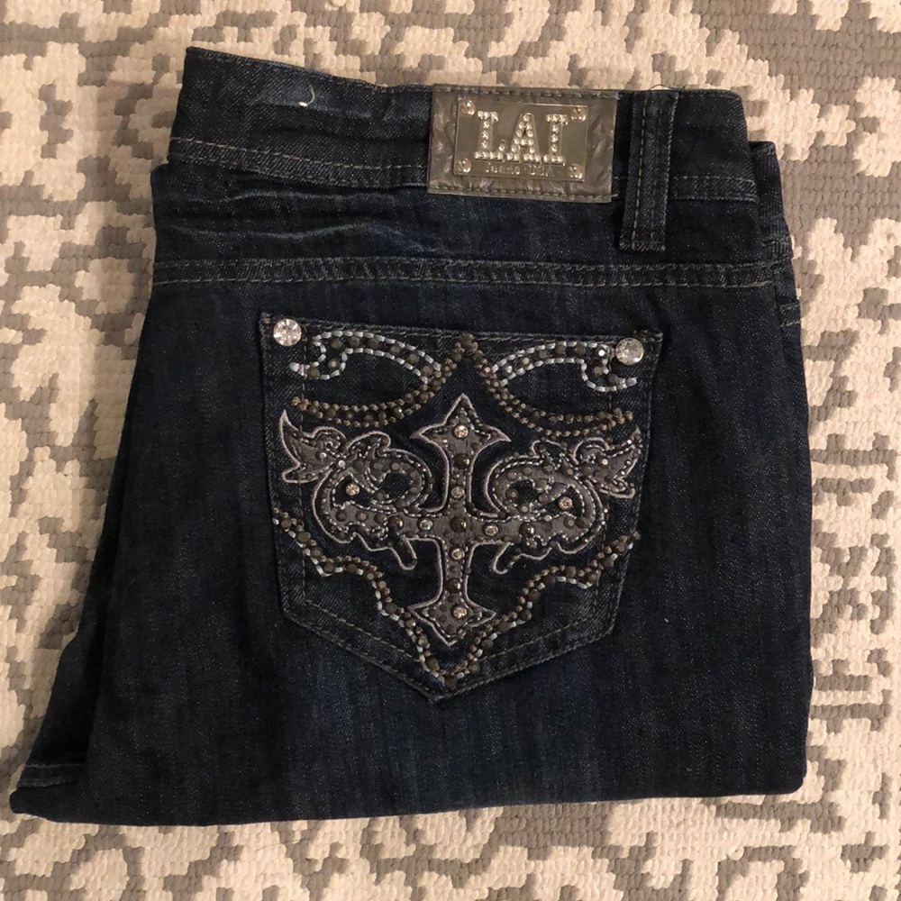 Bling detail denim